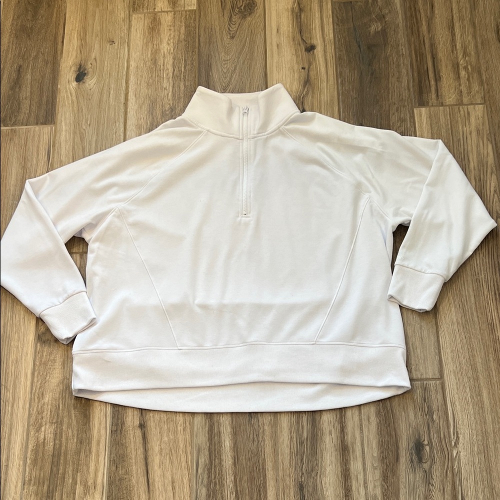 DSG So Soft Women's Cream Half- Zip Sweatshirt
